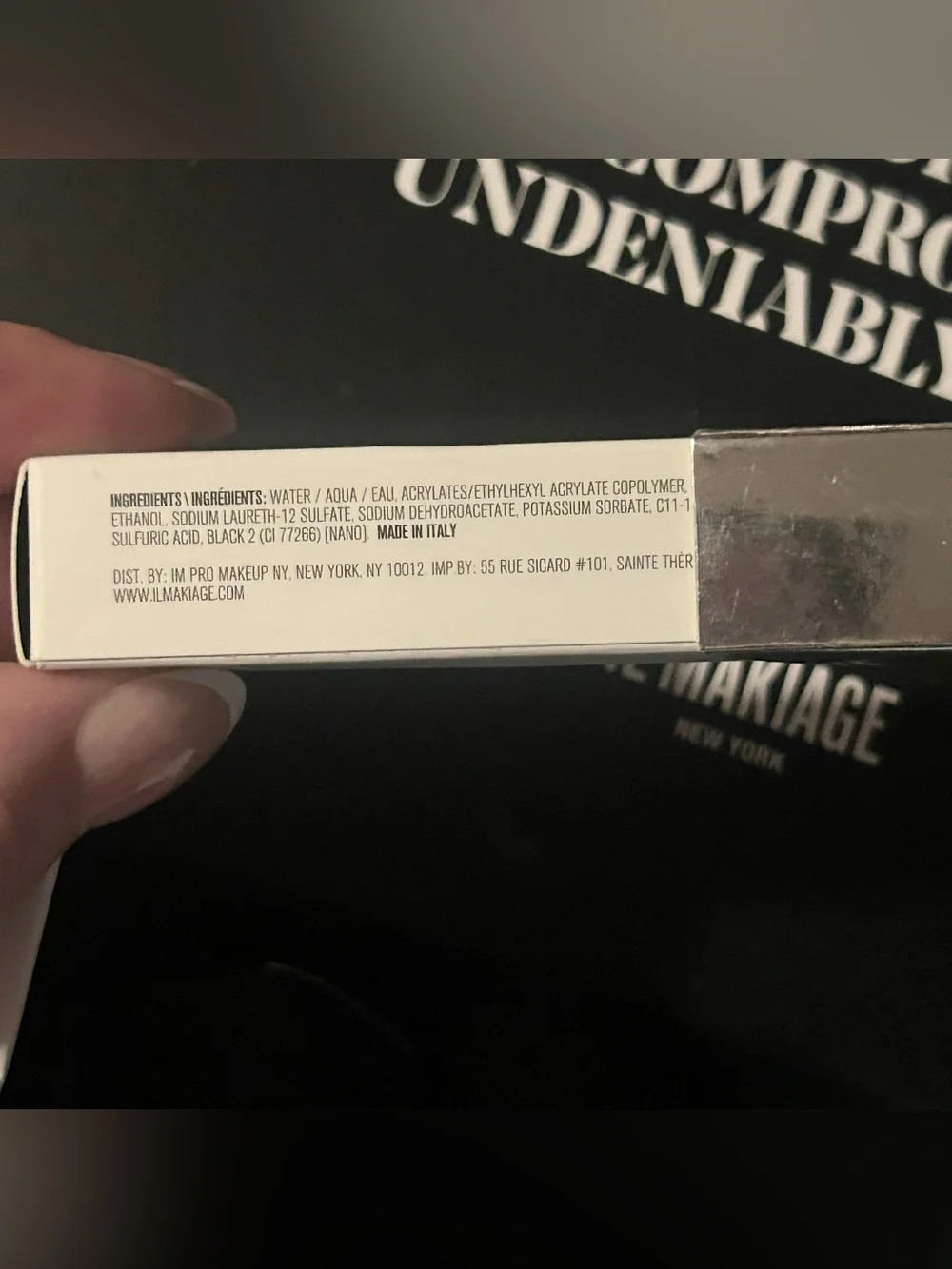 IL MAKIAGE Black Card Waterproof Liquid Eyeliner Black 0.05 fl oz/1.5mL